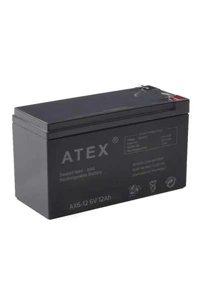 ATEX Akü 6v 12a (15X9X5CM) ürün görseli 1