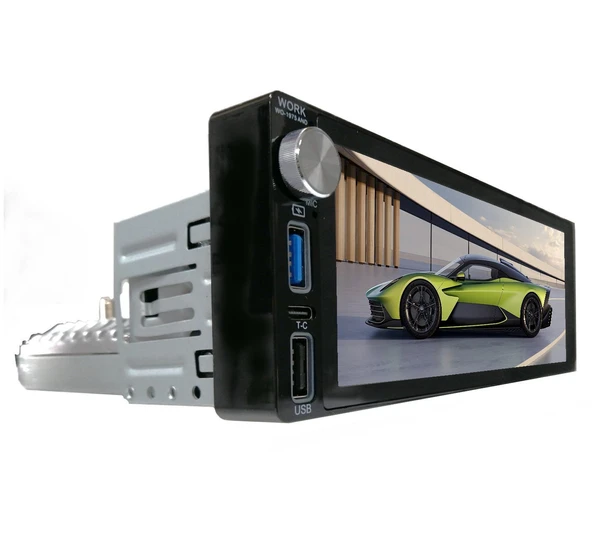 Work WO-1975 And 6.9 Inch Dokunmatik IPS Ekranlı Android 2+32GB Ekran YansıtmaBT/USB/AUX/RCA/GPS/FM ürün görseli 1