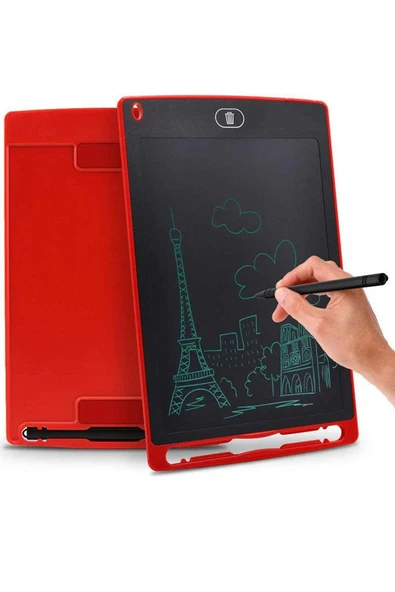 Modaba Writing Tablet Lcd 8.5 Inç Dijital Kalemli Çizim Yazı Tahtası Kırmızı Yazı Tahtası ürün görseli 1