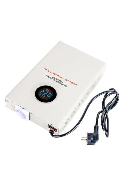 Toptan Bulurum Art002 K01 Powermaster Slım-1000 Otomatik 1000 Watt Kombi Voltaj Regülatörü Bernami Yeni ürün görseli 1