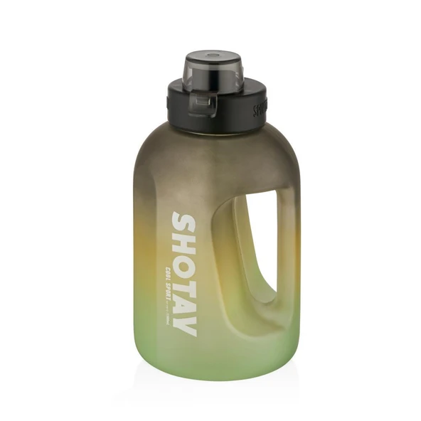 Shotay Colorful Su Matarası Tritan Yeşil 1500Ml ürün görseli 1