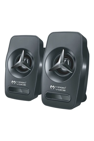 estevia Yeni Estevia Xdn Magicvoice T-19 1+1 Usb Pc Mini Hoparlör - Speaker 2-3 Watt - 4 Ohm Company ürün görseli 1