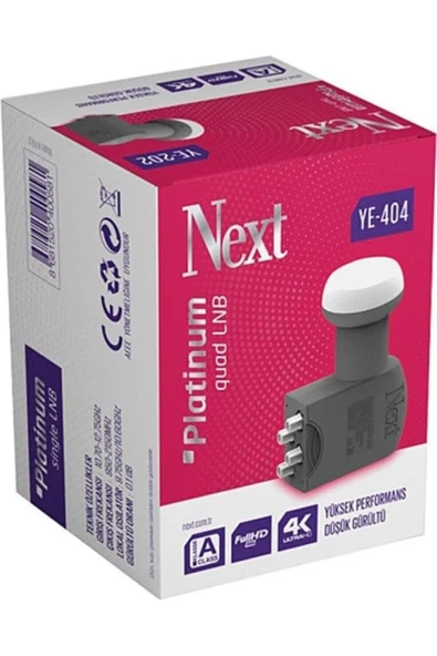 Nextstar Next Ye-404 Platinum Quad 4'lü LNB snnshp 1058548 ürün görseli 1