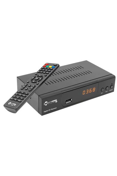 MAGBOX PLUTON S YENİ MODEL KASALI FULL HD UYDU ALICISI TKGSLİ (SCART+HD) HDMI KABLO DAHİL (4614) ürün görseli 1