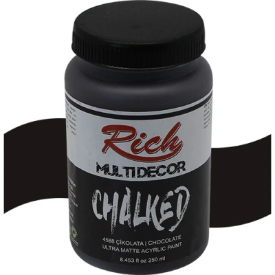 Rich Multi Decor Chalked Boya 250 ml Çikolata 4588 - Resim 6