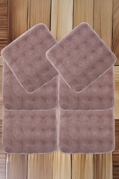 My Evilla Bubble Kaymaz Sandalye Minderi 6'lı 40x40 Pembe ürün görseli 1