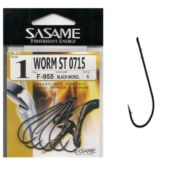 Sasame Worm F-955 Serisi Olta İğnesi İğne No : 2 ürün görseli 1