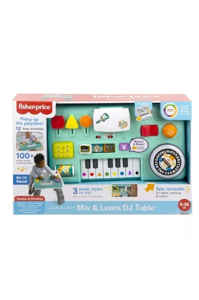 Fisher Price Eğlenceli DJ Aktivite Masası HRB61 ürün görseli 1
