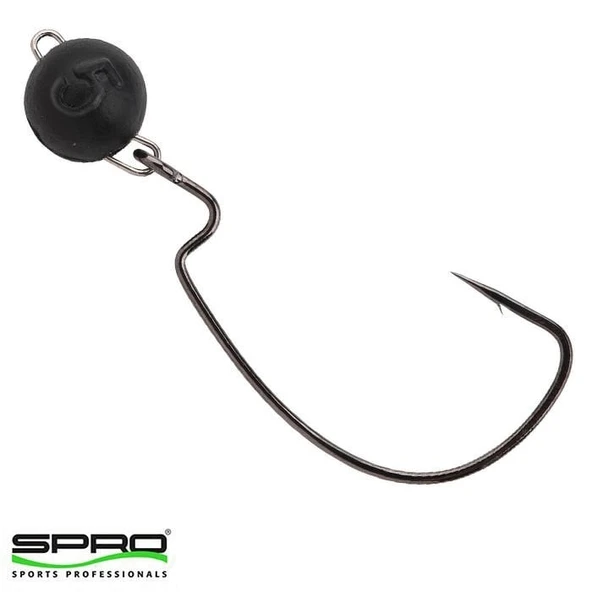 Spro Rigged Bottom #2/0 Hareketli Siyah Jig Head Ağırlık (gr) : 7gr ürün görseli 1