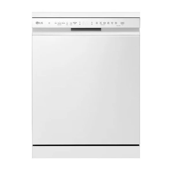 LG DFC513FW 9 Programlı 14 Kişilik Beyaz Bulaşık Makinesi ürün görseli 1