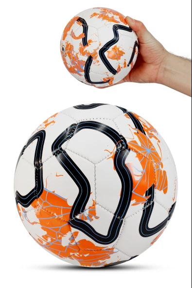 Hentbol Topu Renkli Yıldırım Soft Katmanlı Çocuk Mini Futbol Topu No:1 İç Mekan Minik Top F77 ürün görseli 1