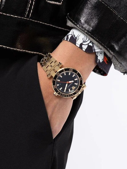 Versace VRSCVEZ300721 Erkek Kol Saati - Resim 5