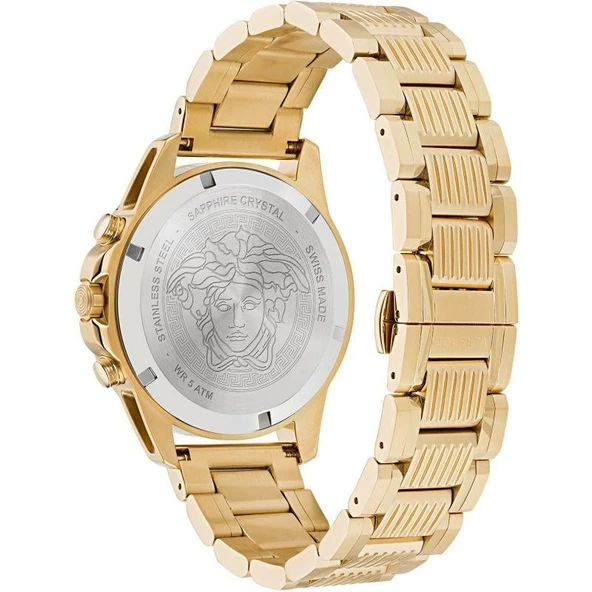 Versace VRSCVE3J00622 Chronograph Greca Action Erkek Kol Saati - Resim 3