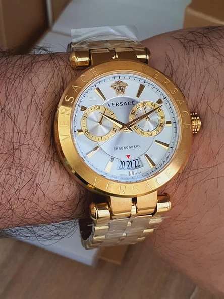 Versace VRSCVBR060017 Erkek Kol Saati - Resim 4