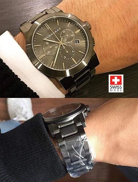 Burberry BU9354 Erkek Kol Saati - Resim 4