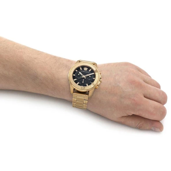 Versace VRSCVE3J00622 Chronograph Greca Action Erkek Kol Saati - Resim 4