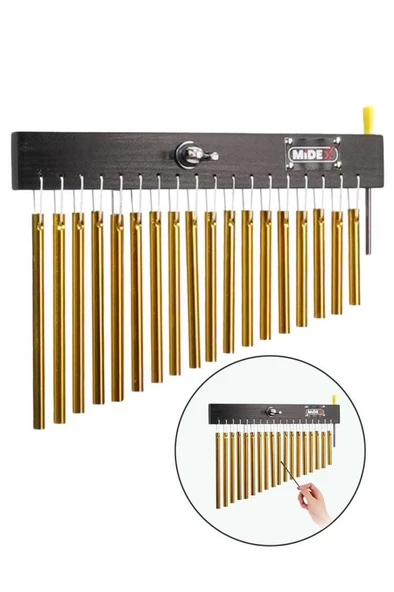 Midex Ch-18 Bar Chimes 18-Bar Çan Perküsyon Aleti (18 Ton) ürün görseli 1