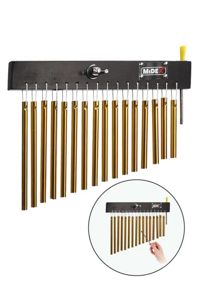 Midex Ch-16 Bar Chimes 16-Bar Çan Perküsyon Aleti (16 Ton) ürün görseli 1