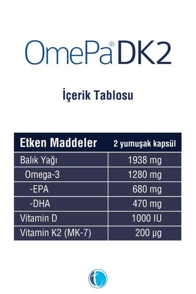 Omepa DK2 50 Yumuşak Kapsül - Resim 2