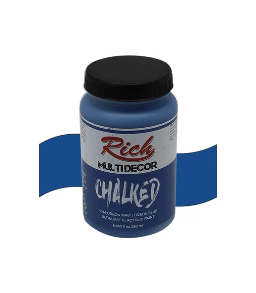 Rich Multi Decor Chalked Boya 250 ml Odeon Mavi 4544 ürün görseli 1