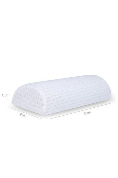 Visco Ortopedik D Model Çok Amaçlı Visco Yastık 42x18/10 Cm, Beyaz ürün görseli 1