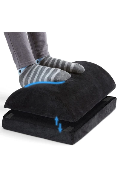 Visco Ayak Dayama Minderi, Masaj Noktalı Ergonomik Ayarlanabilir Ayak Desteği, 42x28,5x17cm ürün görseli 1