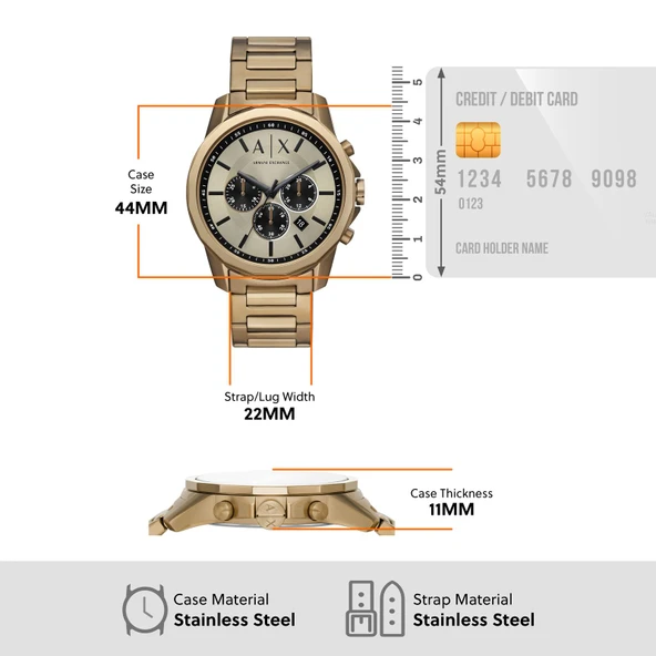 Armani Exchange AX1739 Erkek Kol Saati - Resim 2