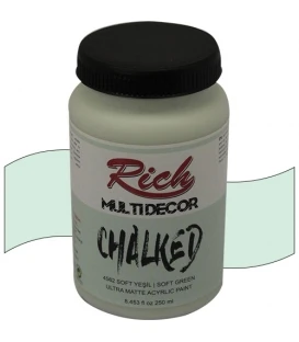 Rich Multi Decor Chalked Boya 250 Ml Soft Yesil 4562 - Resim 3