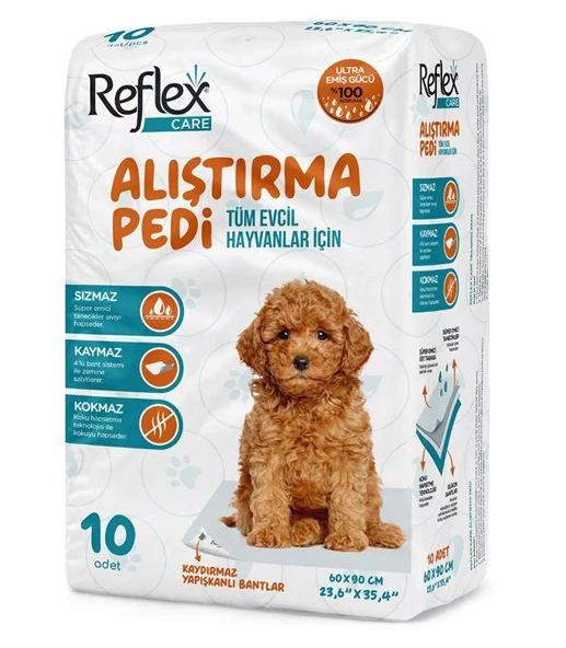 Reflex Care Köpek Eğitim Alıştırma Pedi 60x90 cm 10 lu ürün görseli 1