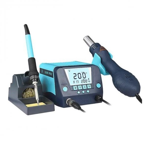 Bakon BK881 İntelligent 2 in 1 Lehimleme ve Sıcak Havya İstasyonu 650w ürün görseli 1