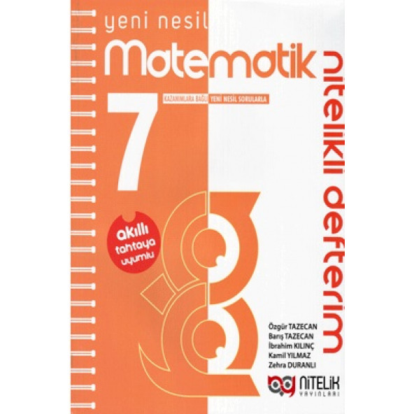 Nitelikli Yayınları 7. Sınıf Yeni Nesil Matematik Nitelikli Defterim ürün görseli 1
