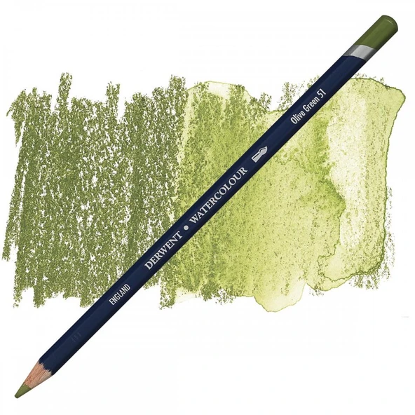 WATER COLOUR OLIVE GREEN ürün görseli 1