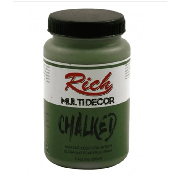 Rich Multi Decor Chalked Boya 250 Ml Yag Yesili ürün görseli 1