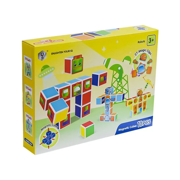 AKILLIELMA-KIZILKAYA MANYETİK 11PCS	ZEKA KÜPÜ KZL-HD356A ürün görseli 1