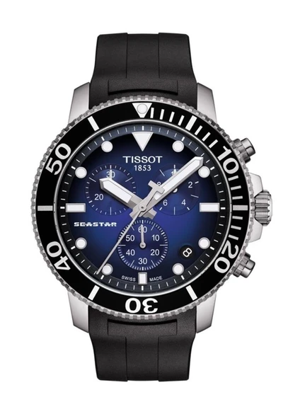 Tissot Seastar 1000 Chronograph T1204171704100 Erkek Kol Saati T120.417.17.041.00 ürün görseli 1