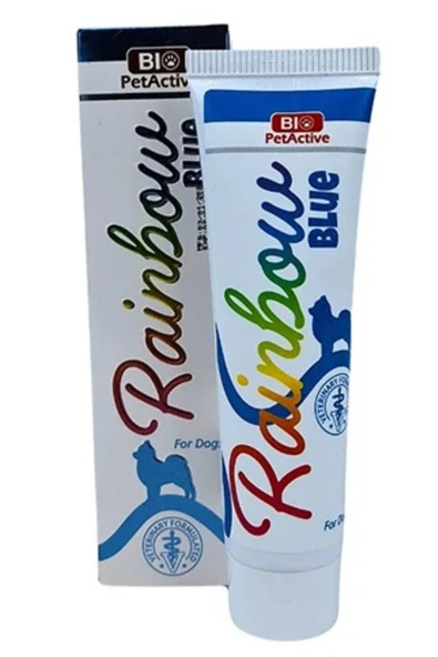 Bio PetActive Rainbow Köpekler için Tüy Renk Boyası Mavi 100ml ürün görseli 1