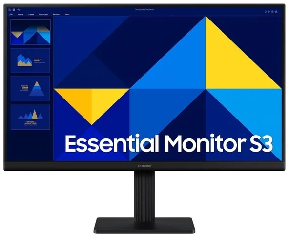 SAMSUNG ESSENTIAL S3 LS22D300GAUXUF 22" 5MS 100HZ FULLHD IPS MONİTÖR ürün görseli 1
