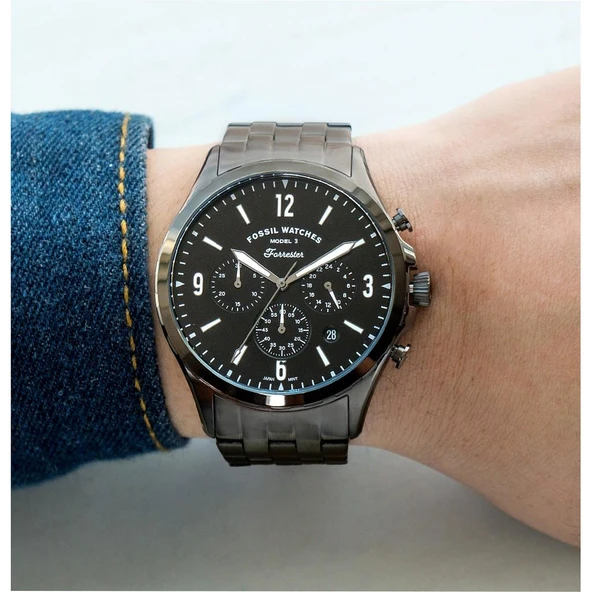 Fossil Forrester FS5606 Erkek Kol Saati - Resim 4