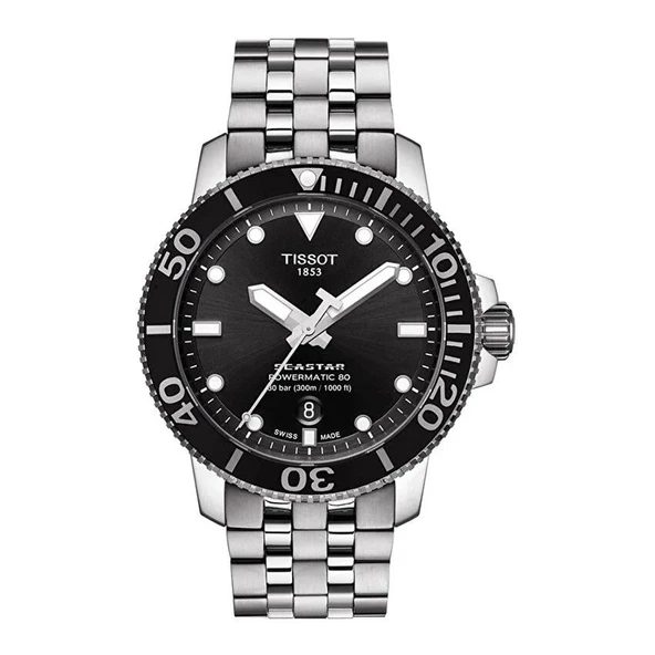 Tissot Seastar 1000 Powermatic 80 T1204071105100 Erkek Kol Saati T120.407.11.051.00 ürün görseli 1
