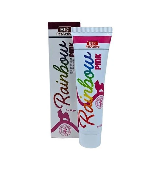 Bio PetActive Rainbow Köpekler için Tüy Renk Boyası Pembe 100ml ürün görseli 1