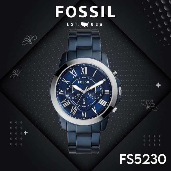 Fossil Grant FS5230 Erkek Kol Saati - Resim 4