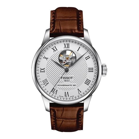 Tissot Le Locle Powermatic 80 Open Heart T0064071603301 Erkek Kol Saati T006.407.16.033.01 ürün görseli 1