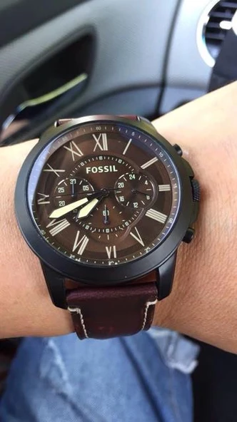 Fossil Grant FS5088 Erkek Kol Saati - Resim 4