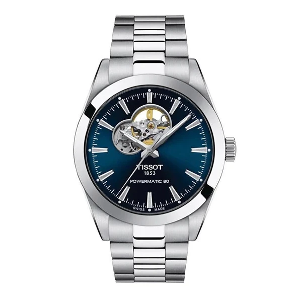 Tissot Gentleman Powermatic 80 Open Heart T1274071104101 Erkek Kol Saati T127.407.11.041.01 ürün görseli 1