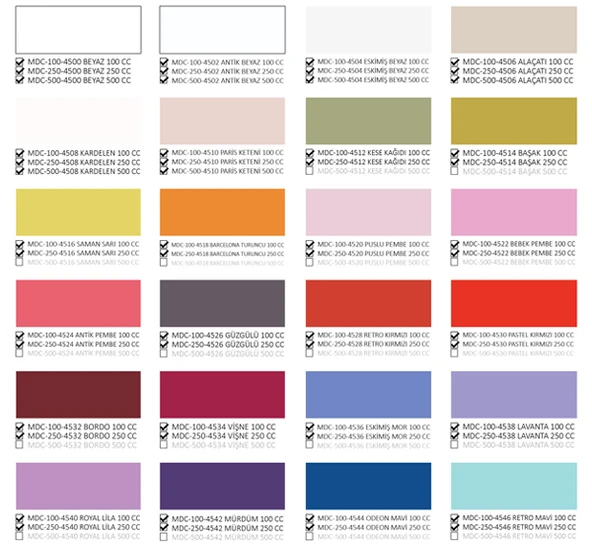 Rich Multi Decor Chalked Boya 250 Ml Antik Pembe 4524 - Resim 2