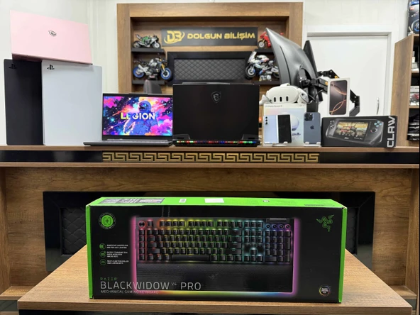 Razer BlackWidow V4 Pro İngilizce Q Green Switch Kablolu Mekanik Oyuncu Klavyesi (İKİNCİ EL) ürün görseli 1