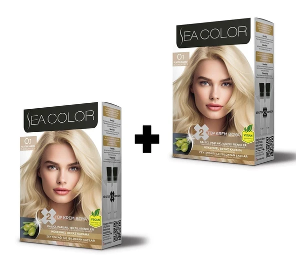 SEA COLOR 0.1 Platin Sarısı Set Boya ürün görseli 1