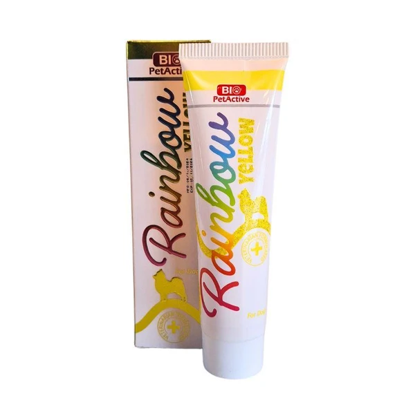 Bio PetActive Rainbow Köpekler için Tüy Renk Boyası Sarı 100ml ürün görseli 1