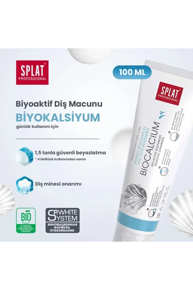 Splat Biocalcium Diş Macunu 100 ml - Resim 2
