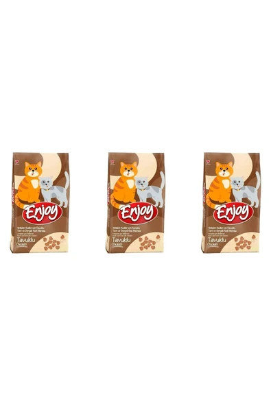 Tavuklu Yetişkin Kedi Maması 1 Kg x 3 Adet ürün görseli 1